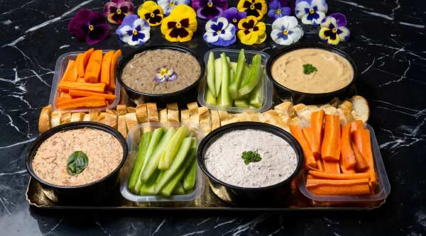 plateau-tartinade Commandez un plateau de verrines salées découverte Tout en délice